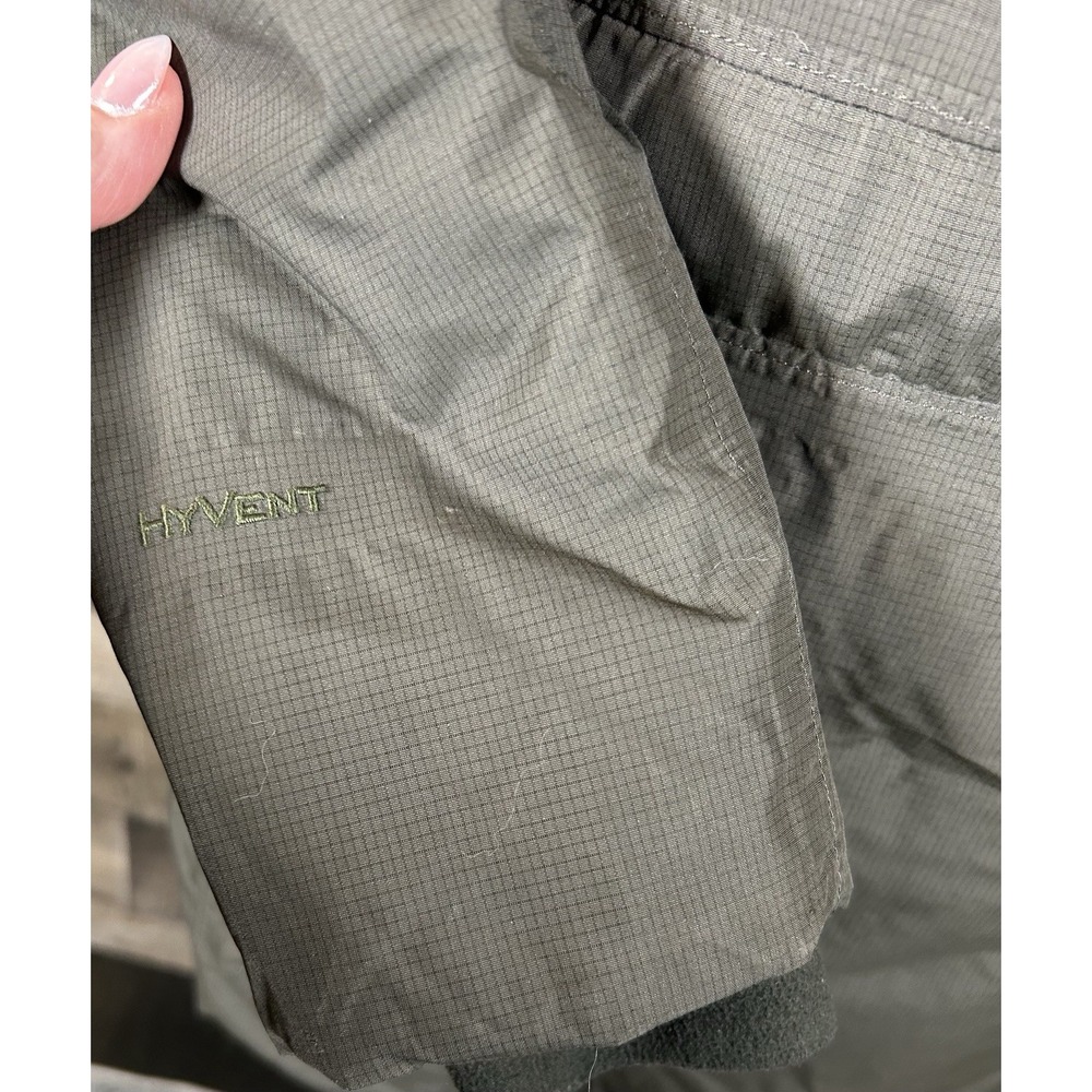 The North Face HyVent‎ Olive Green Belted Down Insulated Puffer Jacket Women's S - Picture 9 of 12